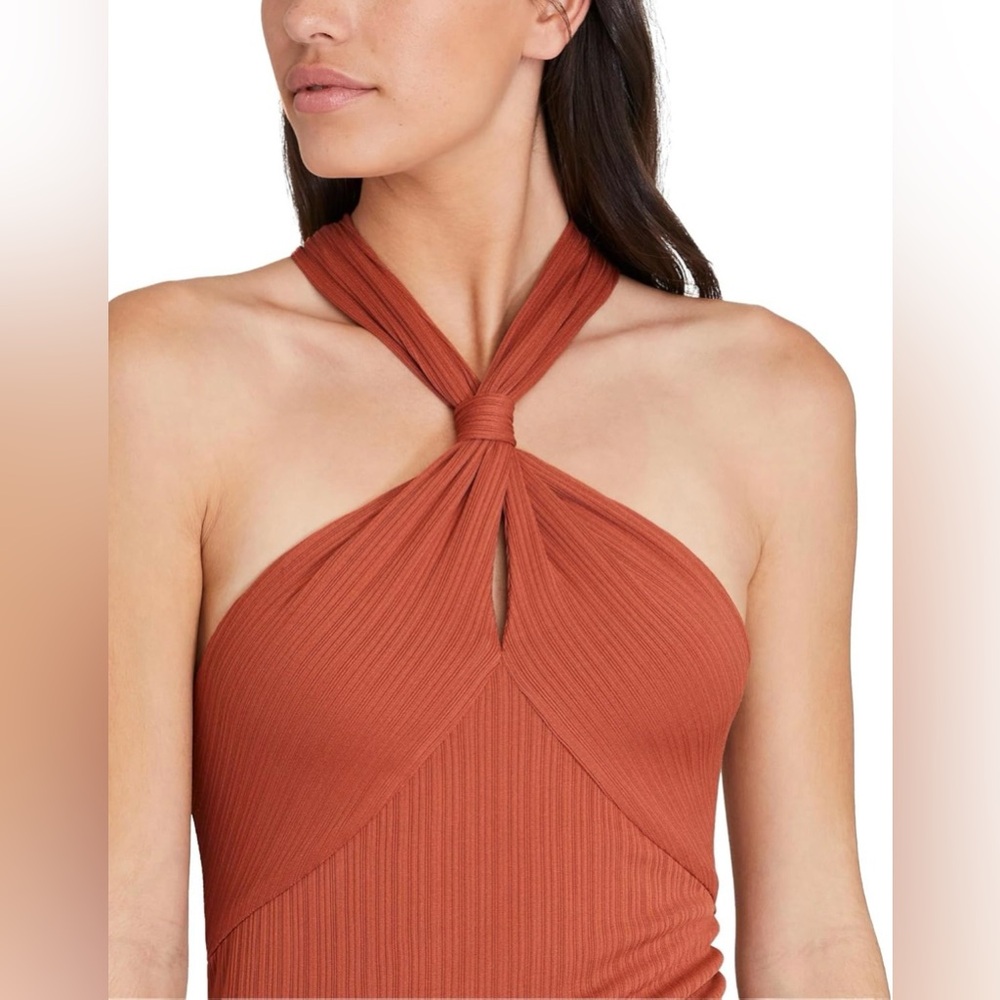 Club Monaco Women's Verigated Rib Knit Dress Size L - Picture 2 of 8